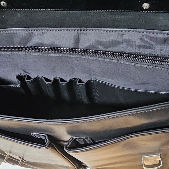 inTEMPO" Italian leather briefcase - Picture 8 of 16